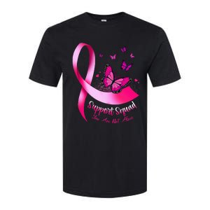 Butterfly Support Squad Breast Cancer Warrior Pink Softstyle CVC T-Shirt