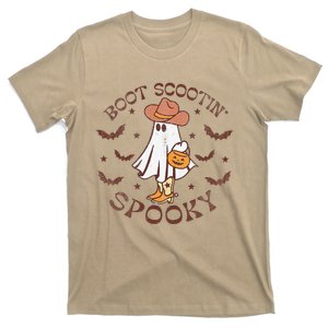 Boot Scootin Spooky Western Halloween Retro Fall Halloween T-Shirt