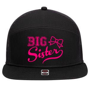 Big Sister Sister Now 7 Panel Mesh Trucker Snapback Hat