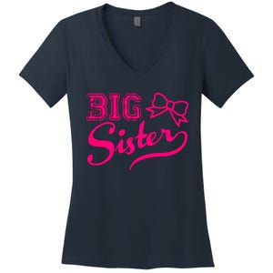 Big Sister Sister Now Women's V-Neck T-Shirt