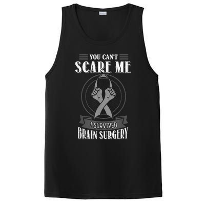 Brain Surgery Survivor Tumor Cancer Awareness Head In Jury PosiCharge Competitor Tank