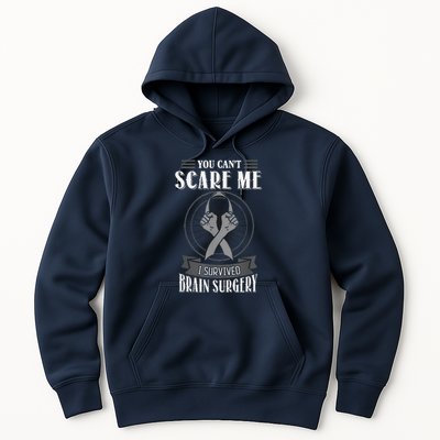 Brain Surgery Survivor Tumor Cancer Awareness Head In Jury Hoodie