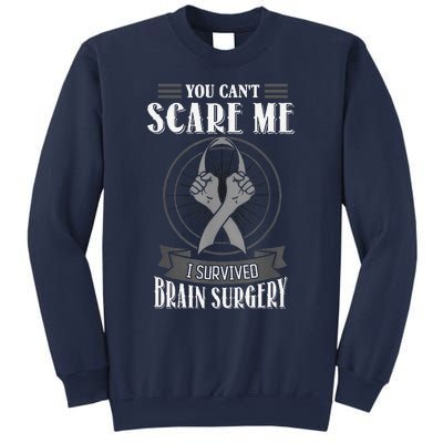 Brain Surgery Survivor Tumor Cancer Awareness Head In Jury Sweatshirt