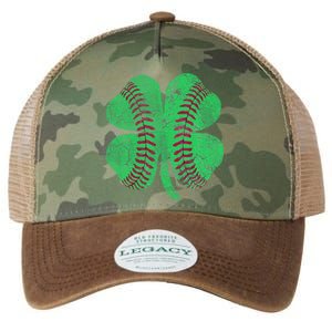 Baseball Shamrock St. Patrick's Day Irish Saint Paddys Gift Legacy Tie Dye Trucker Hat