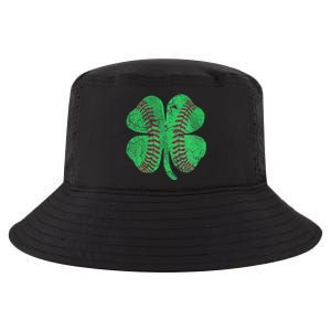 Baseball Shamrock St. Patrick's Day Irish Saint Paddys Gift Cool Comfort Performance Bucket Hat