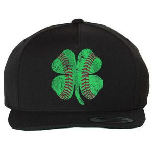 Baseball Shamrock St. Patrick's Day Irish Saint Paddys Gift Wool Snapback Cap