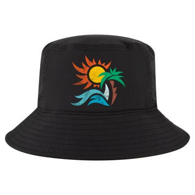 Beach Sunset Summer Cool Comfort Performance Bucket Hat