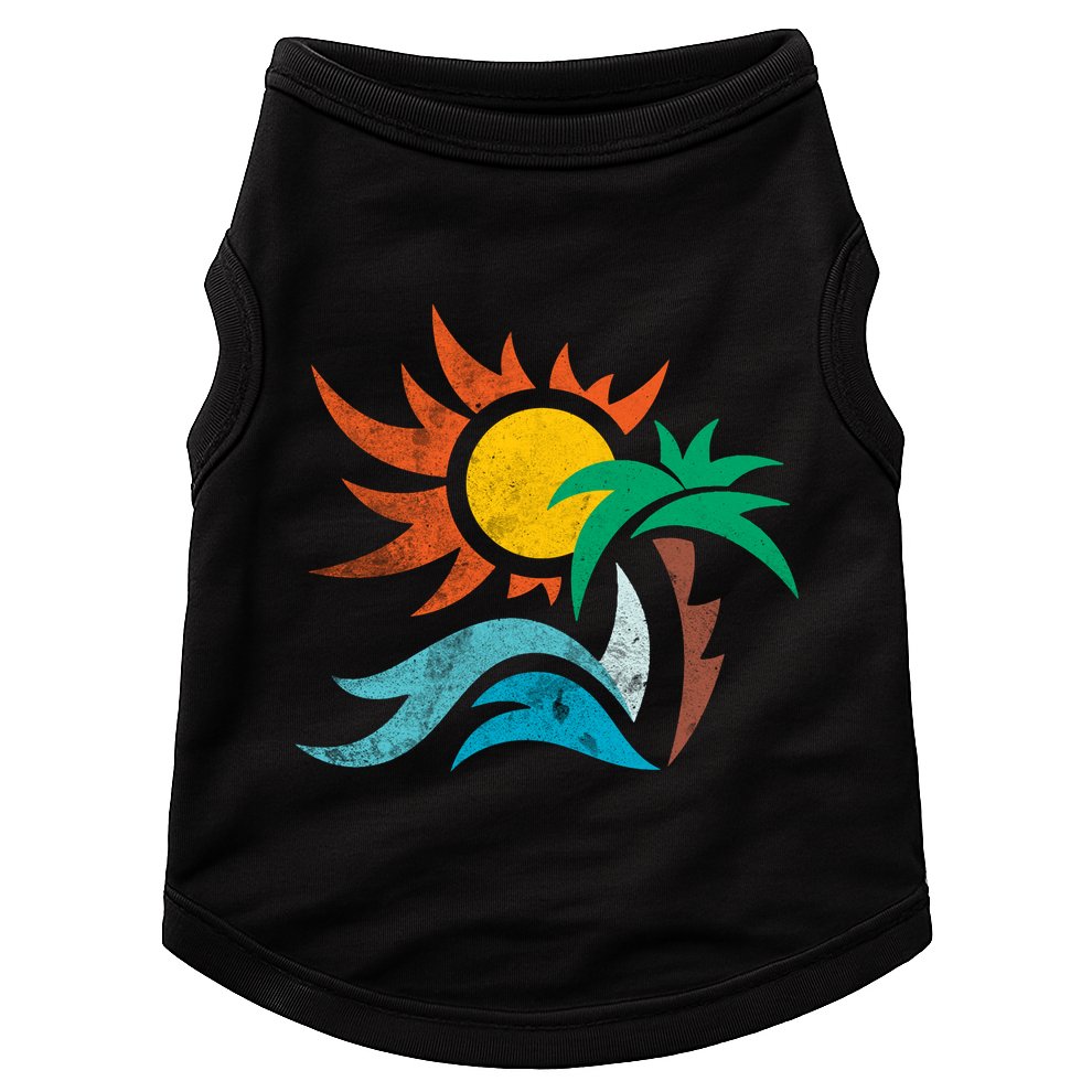 Beach Sunset Summer Doggie Tank