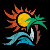 Beach Sunset Summer Impact Tech Backpack