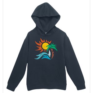 Beach Sunset Summer Urban Pullover Hoodie