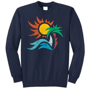 Beach Sunset Summer Tall Sweatshirt