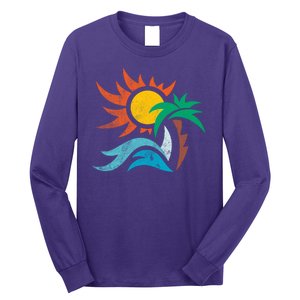 Beach Sunset Summer Long Sleeve Shirt