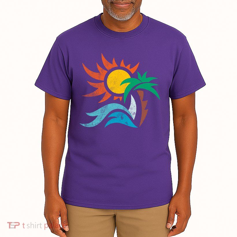 Beach Sunset Summer Tall T-Shirt