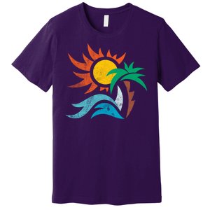 Beach Sunset Summer Premium T-Shirt