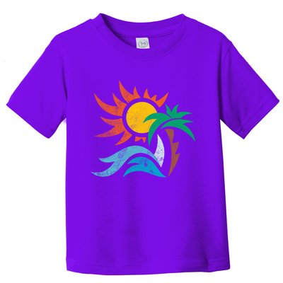 Beach Sunset Summer Toddler T-Shirt