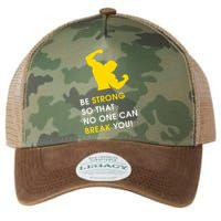 Be Strong So That No One Can Break You! Legacy Tie Dye Trucker Hat