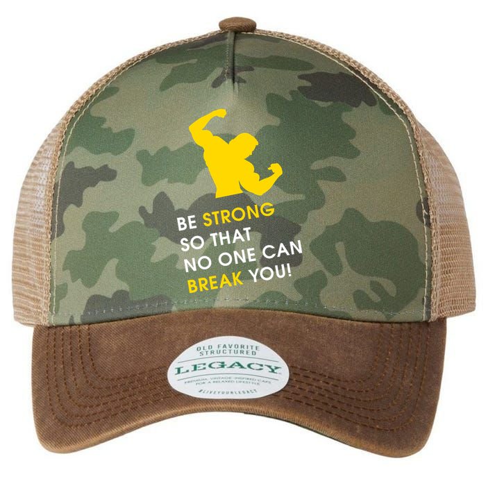 Be Strong So That No One Can Break You! Legacy Tie Dye Trucker Hat