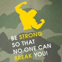 Be Strong So That No One Can Break You! Legacy Tie Dye Trucker Hat