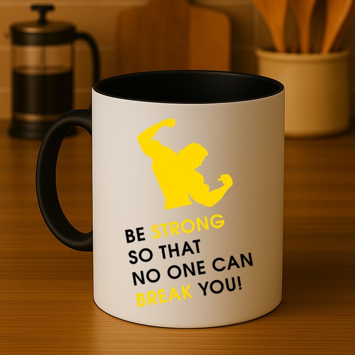 Be Strong So That No One Can Break You! Mug