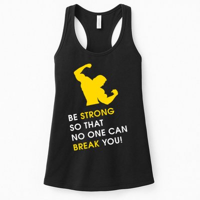 Be Strong So That No One Can Break You! Womens Tank Top