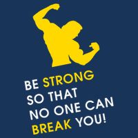 Be Strong So That No One Can Break You! Infant Baby Jersey Bodysuit