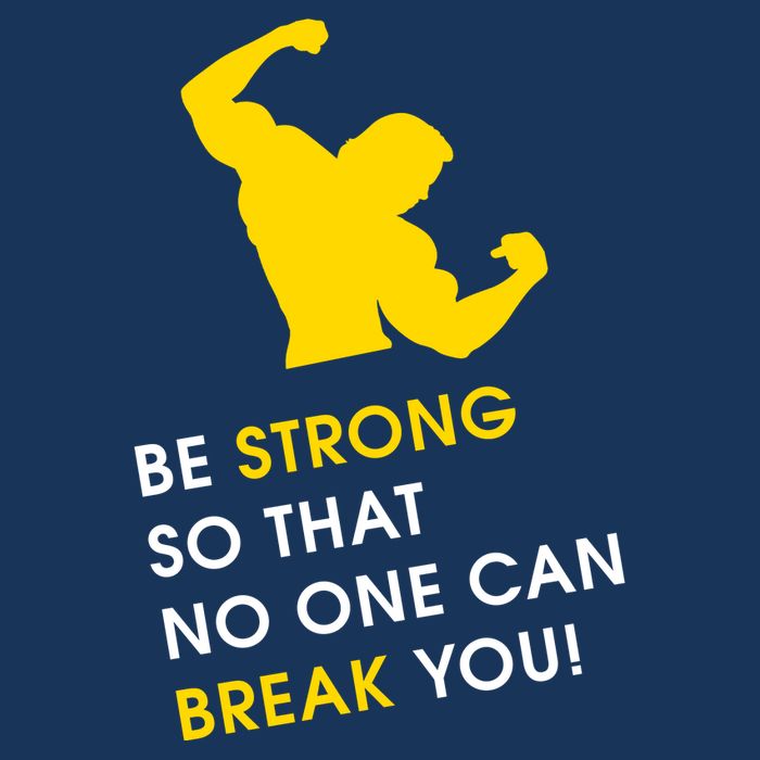 Be Strong So That No One Can Break You! Infant Baby Jersey Bodysuit