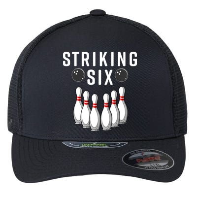 Bowling Striking Six Flexfit Unipanel Trucker Cap
