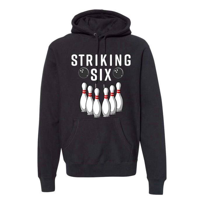 Bowling Striking Six Premium Hoodie