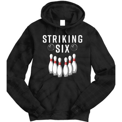 Bowling Striking Six Tie Dye Hoodie