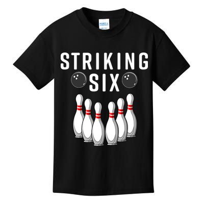 Bowling Striking Six Kids T-Shirt