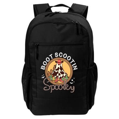 Boot Scootin Spooky Western Halloween Ghost Spooky Season Daily Commute Backpack