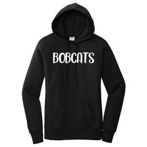 Bobcats School Spirit Team Mascot Teacher Gift Women's Pullover Hoodie