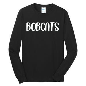 Bobcats School Spirit Team Mascot Teacher Gift Tall Long Sleeve T-Shirt