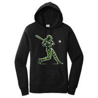 Baseball Shamrocks St Patricks Day Baseball Gift Women's Pullover Hoodie