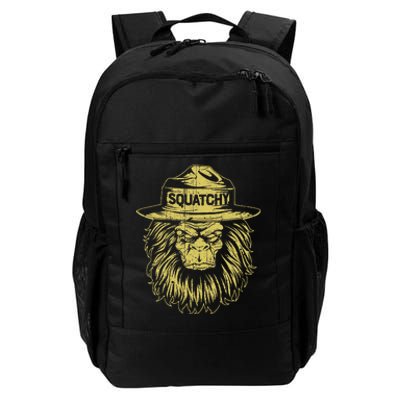 Bigfoot Squatchy Sasquatch Hat Smokey Retro Vintage Bear Daily Commute Backpack