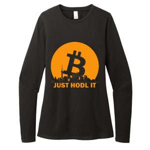 Bitcoin Shanghai Skyline Shanghai Bitcoin Maximalist Womens CVC Long Sleeve Shirt