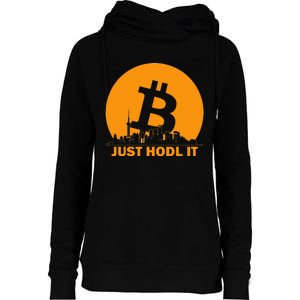 Bitcoin Shanghai Skyline Shanghai Bitcoin Maximalist Womens Funnel Neck Pullover Hood