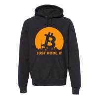 Bitcoin Shanghai Skyline Shanghai Bitcoin Maximalist Premium Hoodie