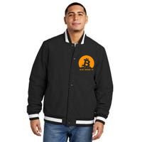 Bitcoin Shanghai Skyline Shanghai Bitcoin Maximalist Insulated Varsity Jacket