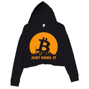 Bitcoin Shanghai Skyline Shanghai Bitcoin Maximalist Crop Fleece Hoodie