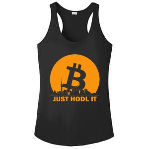 Bitcoin Shanghai Skyline Shanghai Bitcoin Maximalist Ladies PosiCharge Competitor Racerback Tank