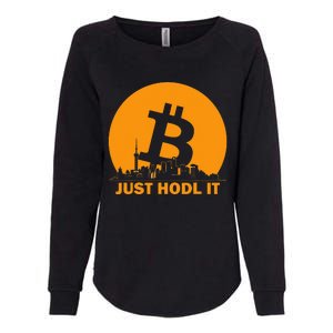 Bitcoin Shanghai Skyline Shanghai Bitcoin Maximalist Womens California Wash Sweatshirt