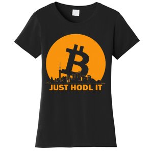 Bitcoin Shanghai Skyline Shanghai Bitcoin Maximalist Women's T-Shirt