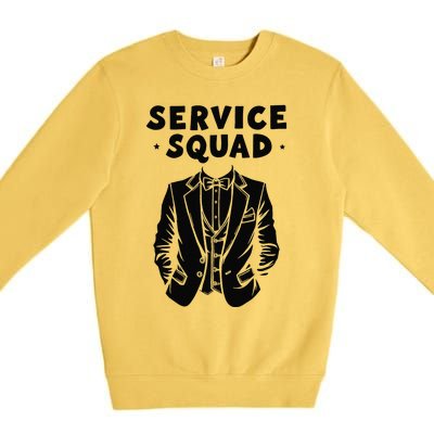 Butler Squad Service Household Estate Butler Premium Crewneck Sweatshirt