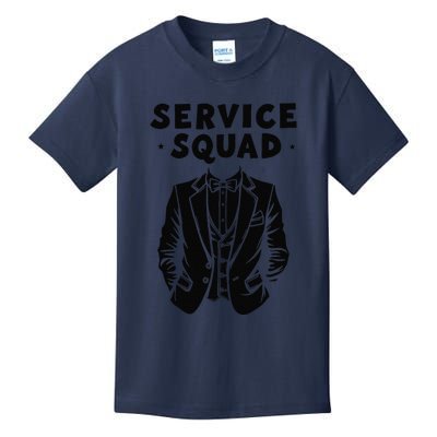 Butler Squad Service Household Estate Butler Kids T-Shirt