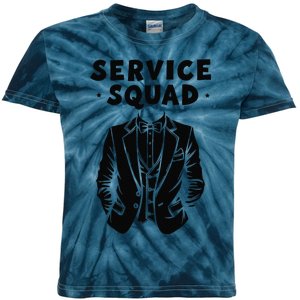 Butler Squad Service Household Estate Butler Kids Tie-Dye T-Shirt