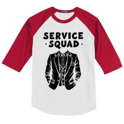 Butler Squad Service Household Estate Butler Kids Colorblock Raglan Jersey