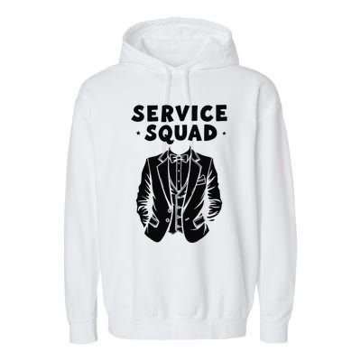 Butler Squad Service Household Estate Butler Garment-Dyed Fleece Hoodie