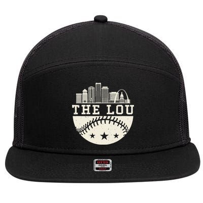 Baseball Season St. Louis The Lou Fan Hometown 7 Panel Mesh Trucker Snapback Hat