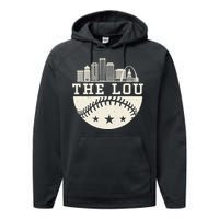 Baseball Season St. Louis The Lou Fan Hometown Performance Fleece Hoodie